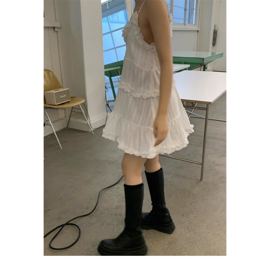 Áo váy yếm hai dây mặc 2 mặt Babydoll Hot trend 2023-2