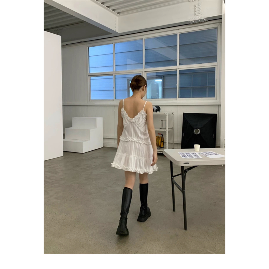 Áo váy yếm hai dây mặc 2 mặt Babydoll Hot trend 2023-2