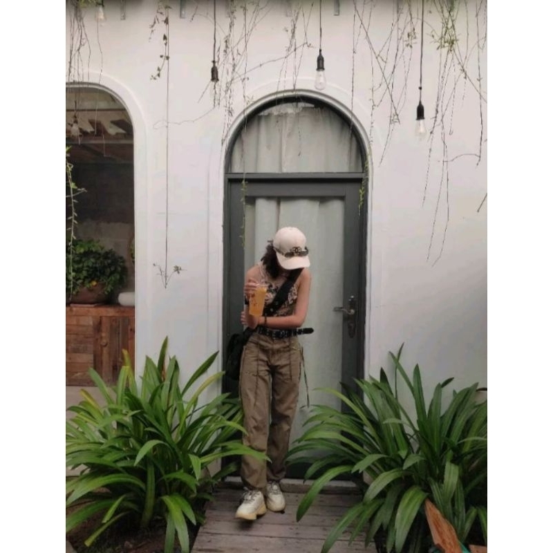 Túi đeo chéo chần bông kẻ carô nam nữ unisex local brand dainystore cao cấp hai nắp