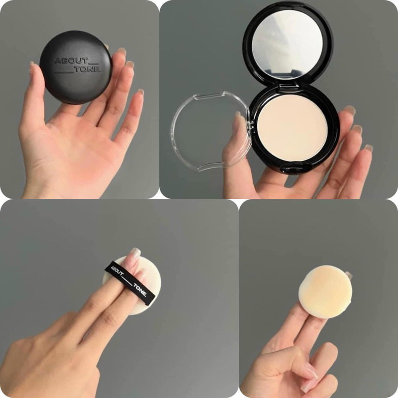 Phấn Phủ Dạng Nén Kiềm Dầu Siêu Lì Mịn Eglips About Tone Powder Pact Mới Nhất