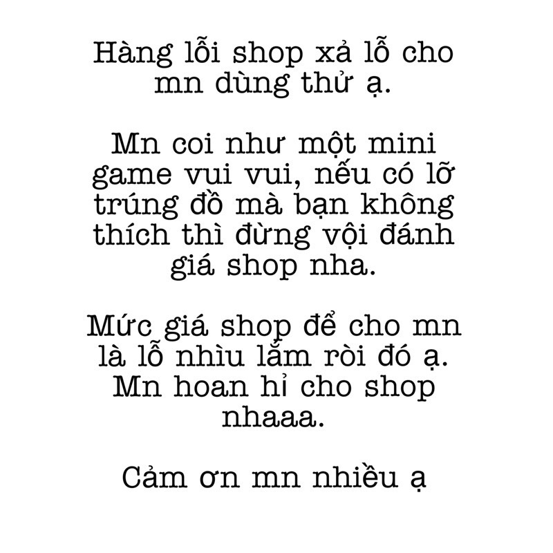 ⛔️THANH LÝ⛔️ son nội địa Trung lỗi bao bì