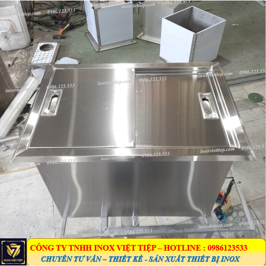 Thùng đá inox 304 chuẩn 3 lớp