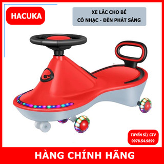 Xe lắc cho bé, Xe chòi chân trẻ em có tựa lựng phát nhạc đèn sinh động