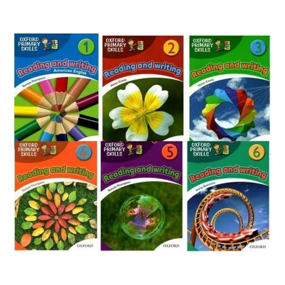 Oxford Primary skill Reading And Writing 6 quyển màu