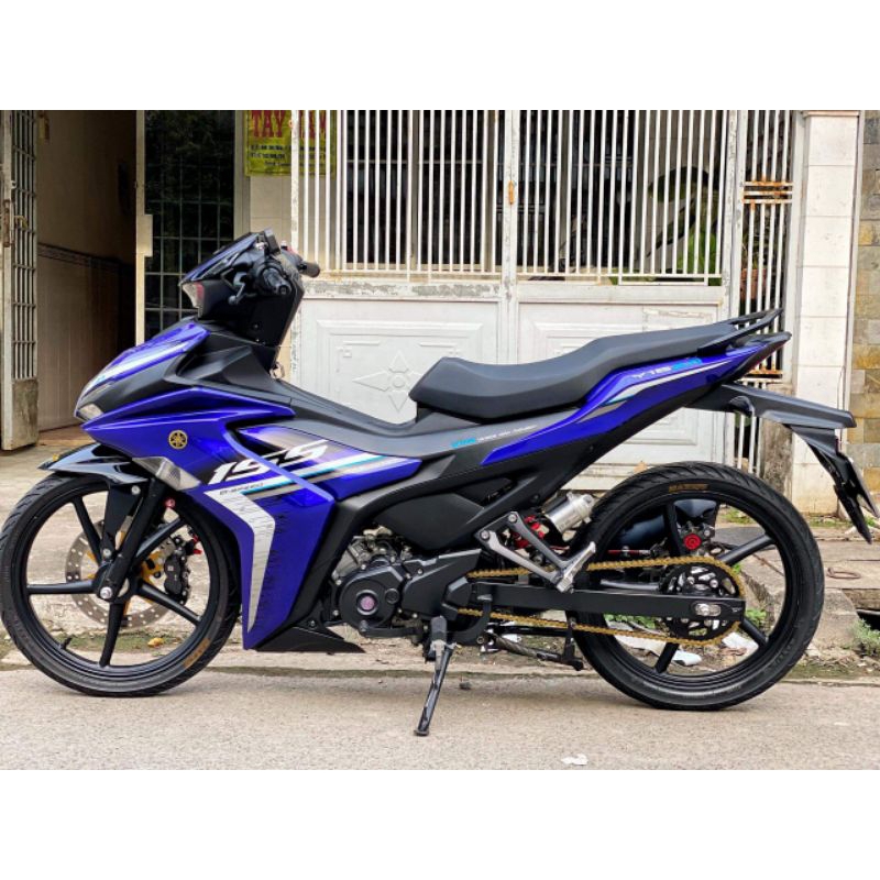 Yên exciter 155 , Mút yên exciter 155 , da yên logo