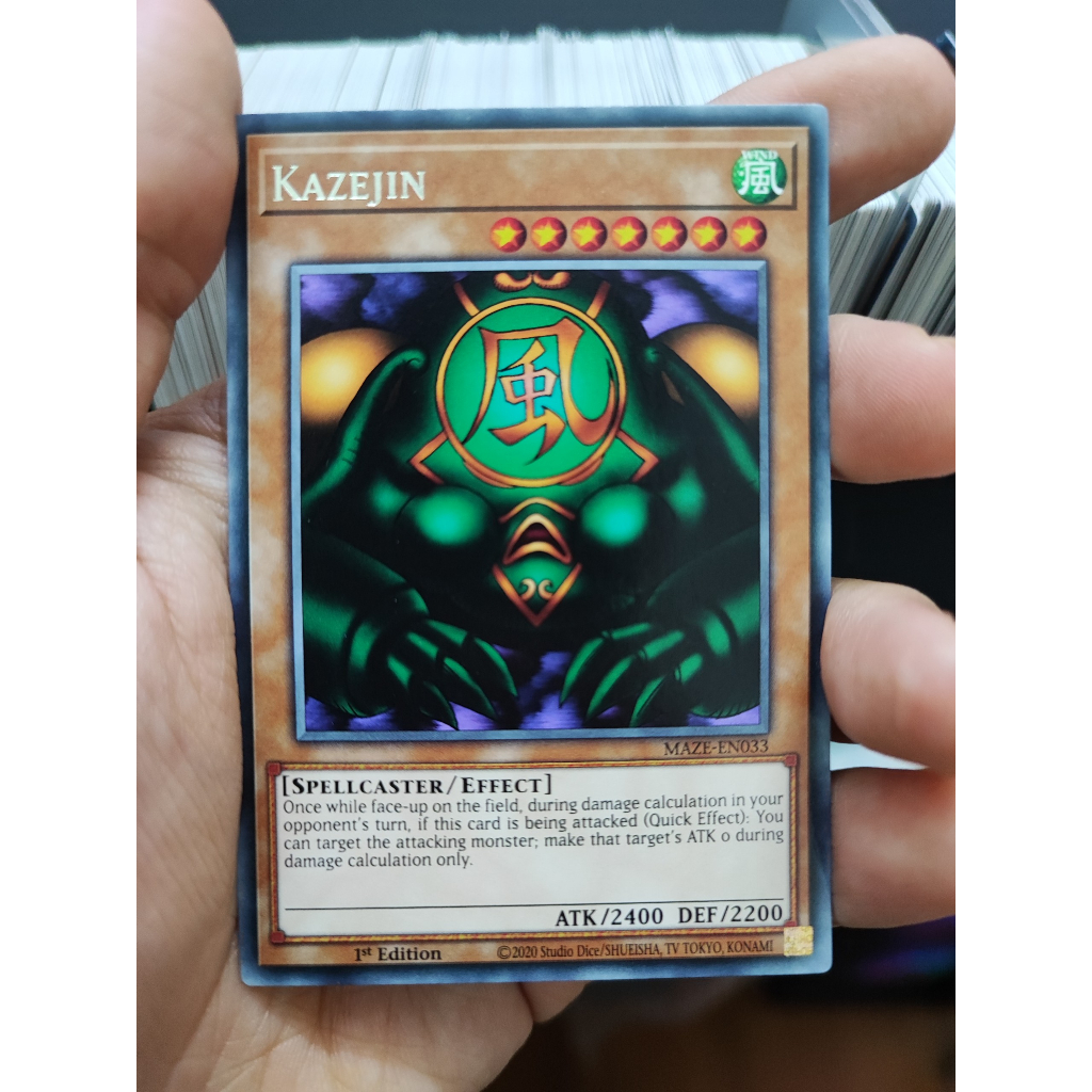 1 lá thẻ bài Kazejin - MAZE-EN033 - Rare 1st Edition