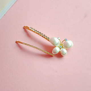 Set 2 Kẹp tóc hình bướm lấp lánh dễ thương phụ kiện tóc trend hàn quốc - shop kỳ lân