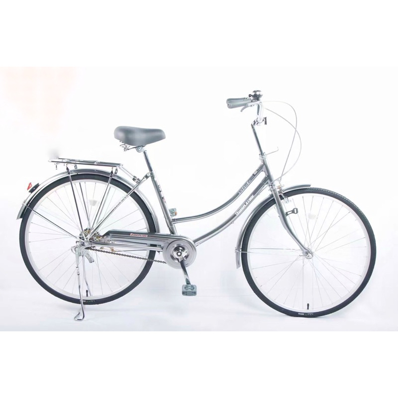 Xe đạp mini Nhật chính hãng kèm giỏ xe inox dày đẹp