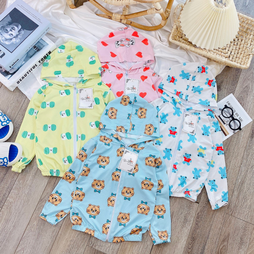 Áo khoác chống nắng cho bé từ 8-20kg