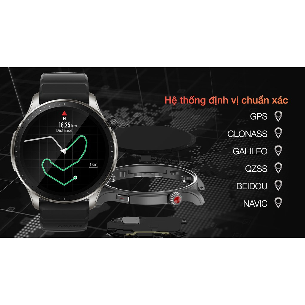 Đồng Hồ Cao Cấp Thông Minh Amazfit GTR 4 - Hàng Chính Hãng - Bảo hành 12 tháng