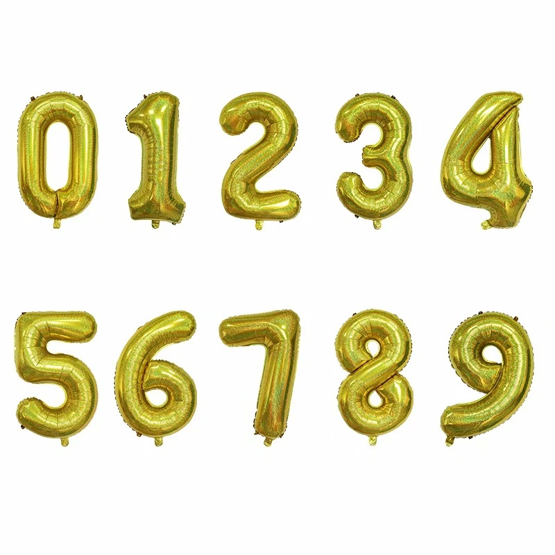 Bóng Số Tuổi Trang Trí Sinh Nhật