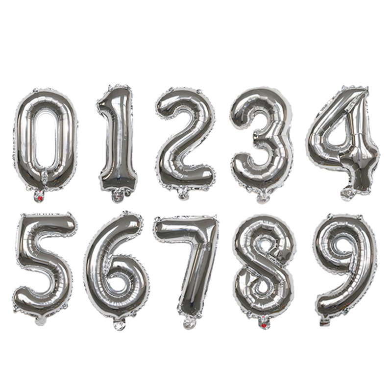 Bóng Số Tuổi Trang Trí Sinh Nhật