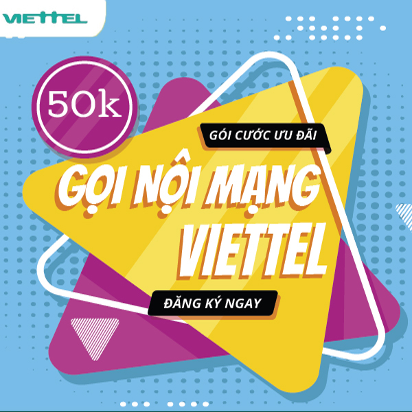 Sim Viettel 4G MP50 Gọi 1 Tỷ Phút Viettel chỉ với 50K/Tháng