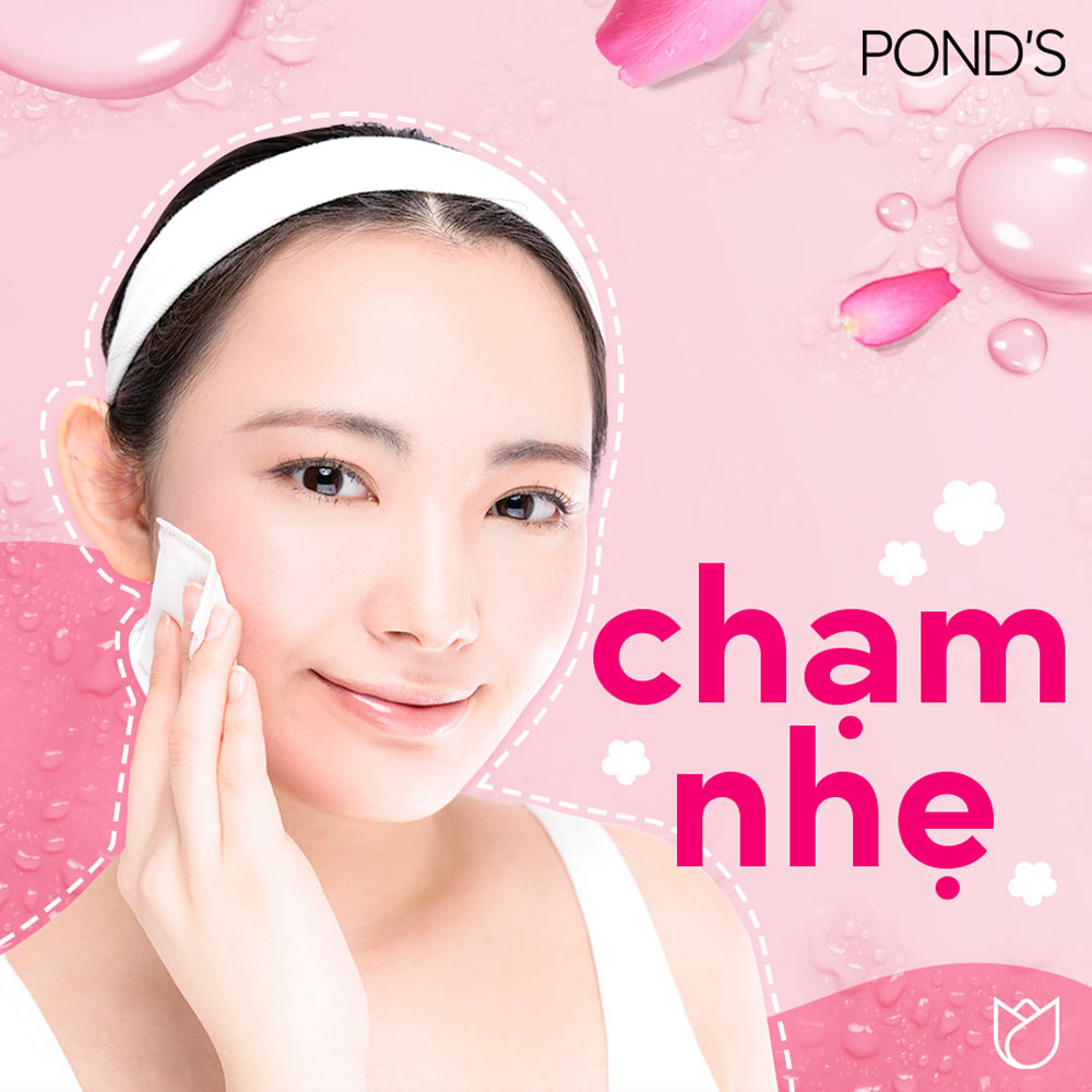 Nước tẩy trang Vitamin và Hoa hồng sáng da Pond's Micellar Water 400ml sẽ