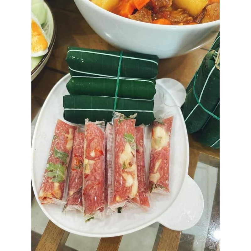 Combo 10 nem bé+ 10 nem vuông+ 1 nem cối