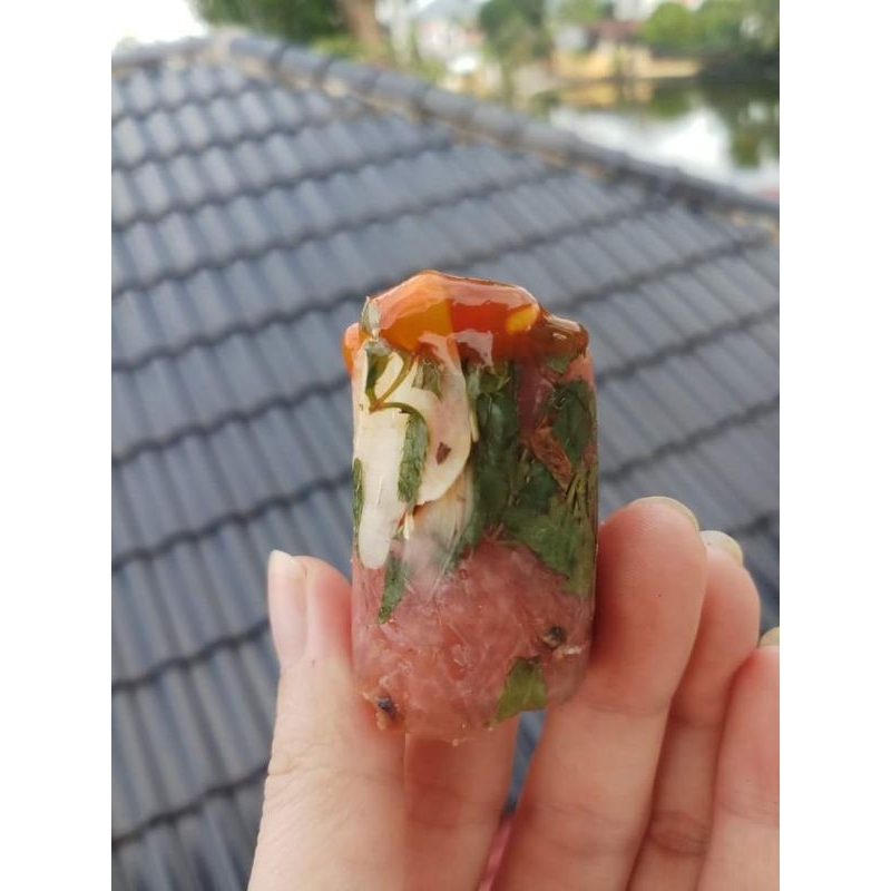 Combo 10 nem bé+ 10 nem vuông+ 1 nem cối