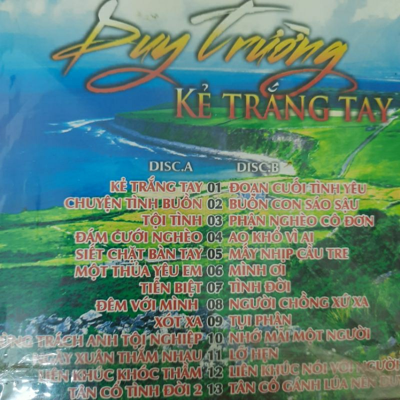 2 CD ca nhạc Duy Trường Kẻ trắng tay