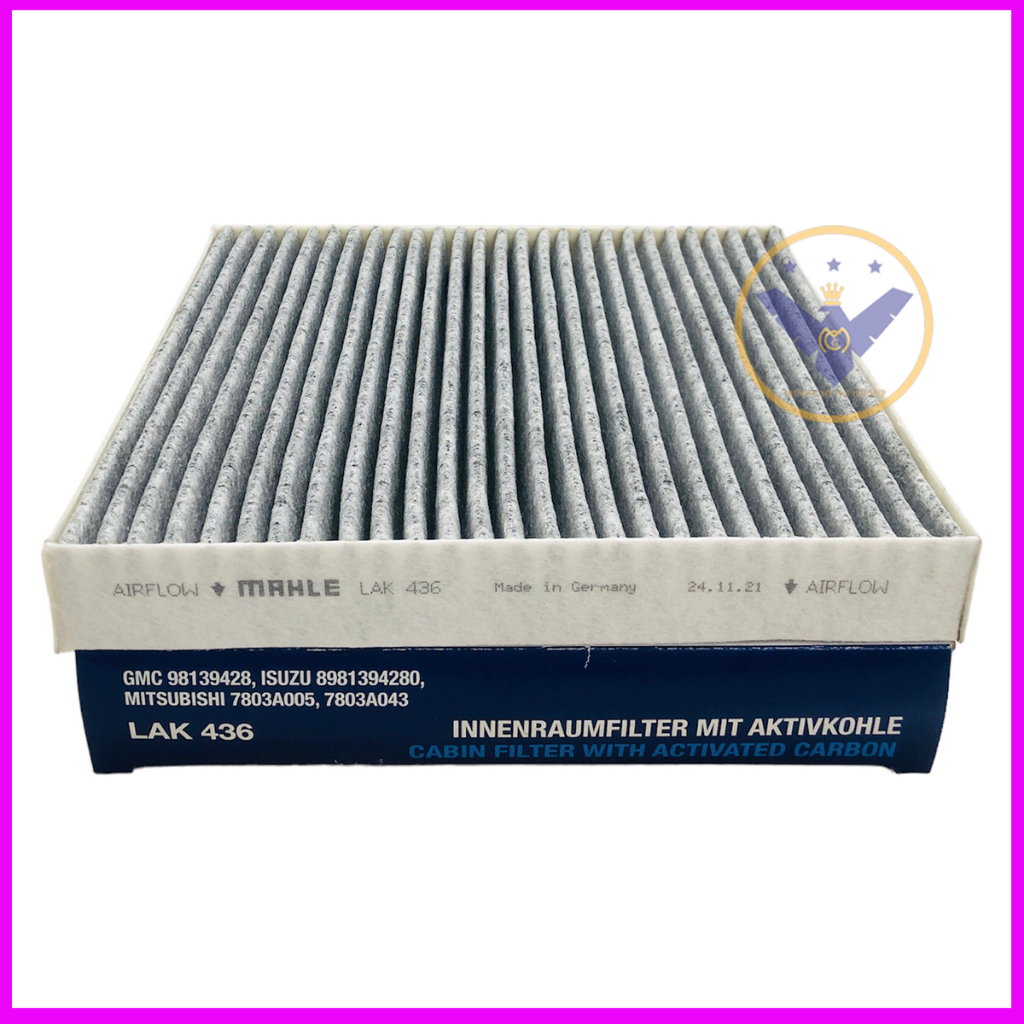 Lọc gió điều hoà cacbon Hengst E3917LC hoặc Mahle LAK-436 cho xe Nissan Navara