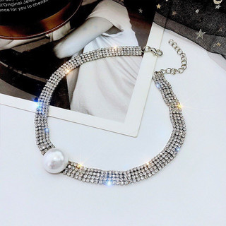 Vòng cổ Chocker đính đá cao cấp mã TH02. Hàng mới về