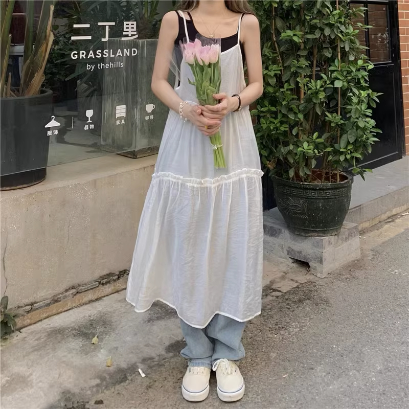 Áo váy yếm Hot trend 2023-3