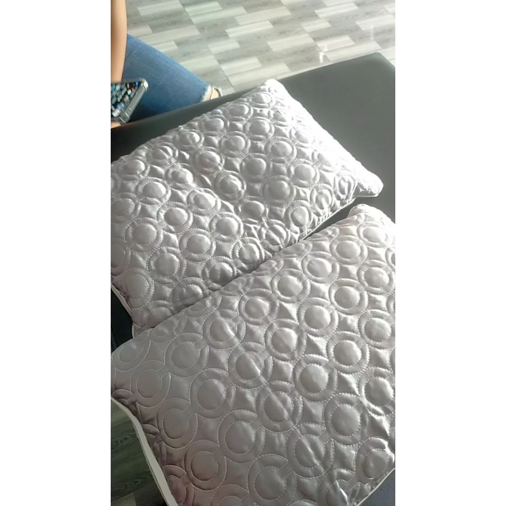 GỐI NẰM SPA LỤA TRẦN BÔNG êm ái, lâu xẹp, hàng may kĩ