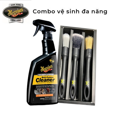 Meguiar's Combo vệ sinh đa năng nội, ngoại thất ô tô - CB2304
