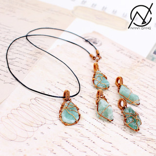 Dây Chuyền Đá Aventurine Thanh Tẩy Năng Lượng Xấu Hỗ Trợ Thiền Luân Xa