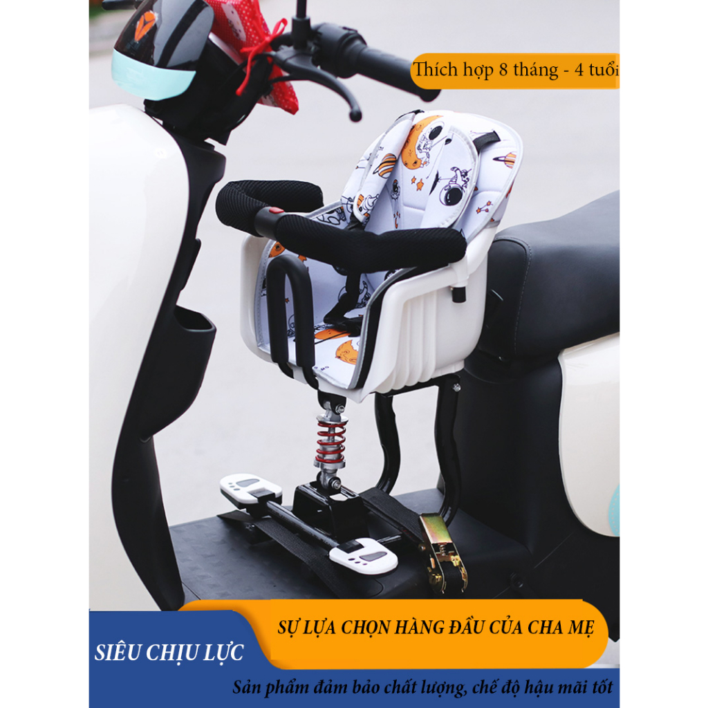 Ghế ngồi trước xe điện an toàn cho bé. Ghế phù hợp cho trẻ từ 8 tháng đến 4 tuổi XTH-161
