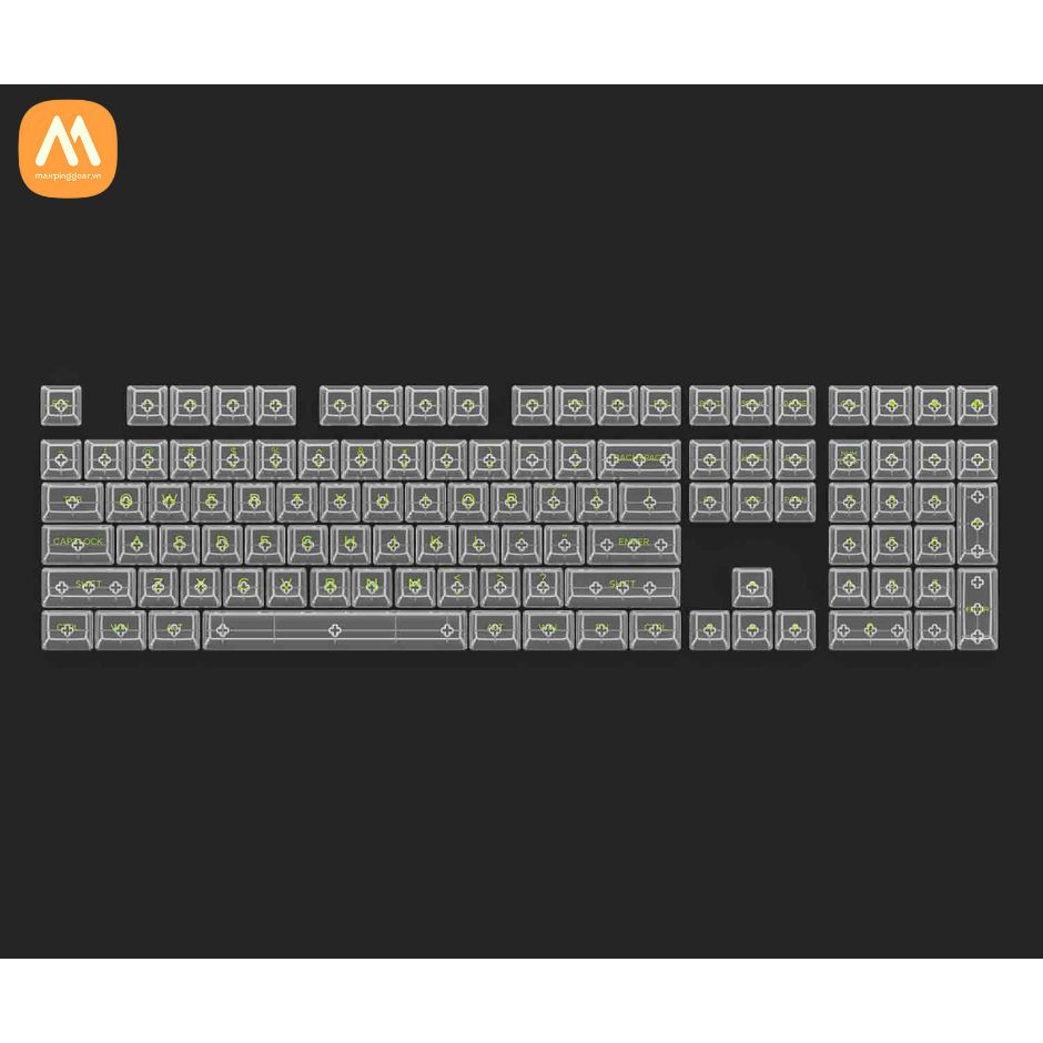 Bộ nút bàn phím AKKO Keycap set – Clear