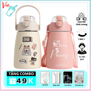 Ly Giữ Nhiệt VieCup - Bình Giữ Nhiệt Ulike 850ml Inox 304 - Khắc Tên Theo Yêu Cầu Và Quà Tặng