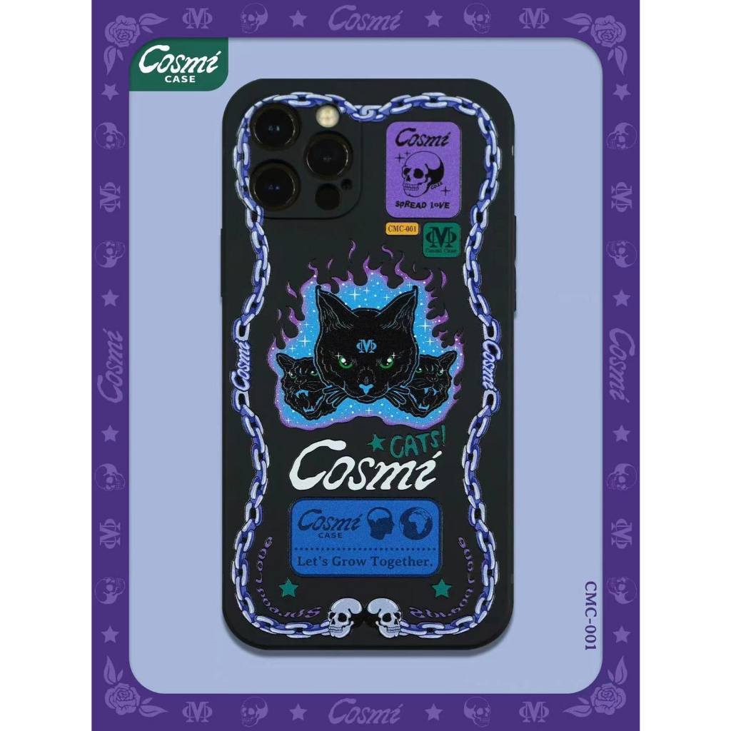 Ốp dẻo điện thoại cho iphone phong cách Anime, Gothic, Punk, Y2k FOOTMADE