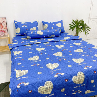 Bộ  Ga trải giường cotton Thắng Lợi (dùng cho nệm 5-12 cm)
