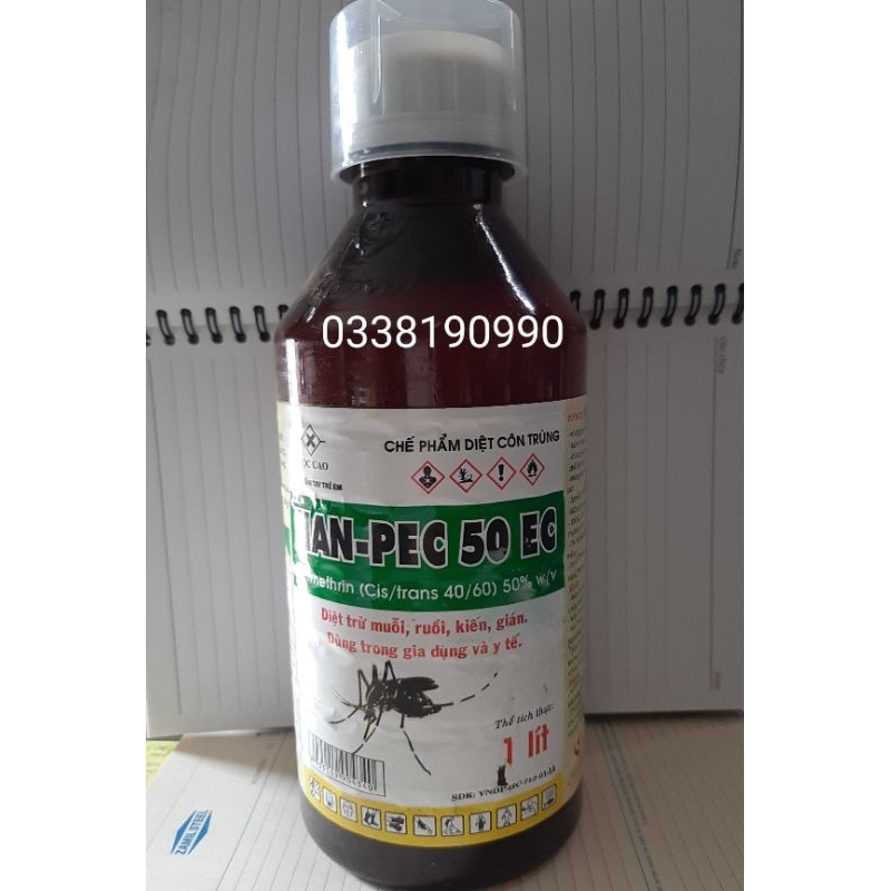 Chế phẩm diệt côn trùng HAN - SPEC chai 1 lít (diệt muỗi, ruồi, kiến, gián)