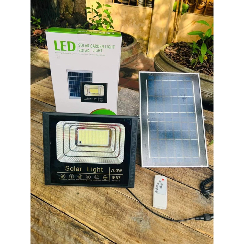 bộ Đèn led năng lượng mặt trời 500W