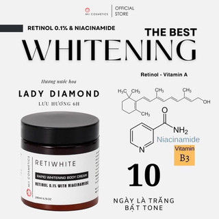 Retiwhite rapid whitening body cream