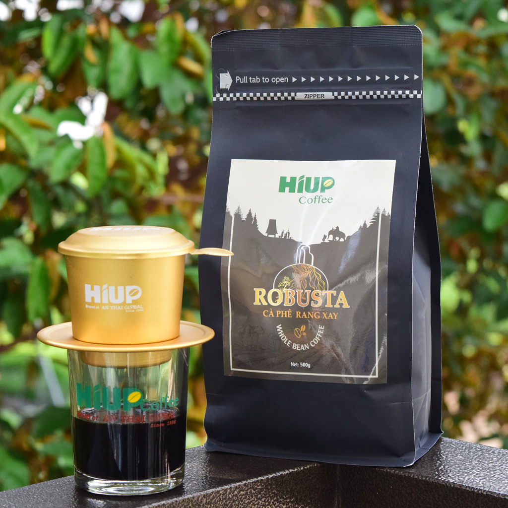 Cà Phê Rang Xay Robusta (500gr) HiupCoffee