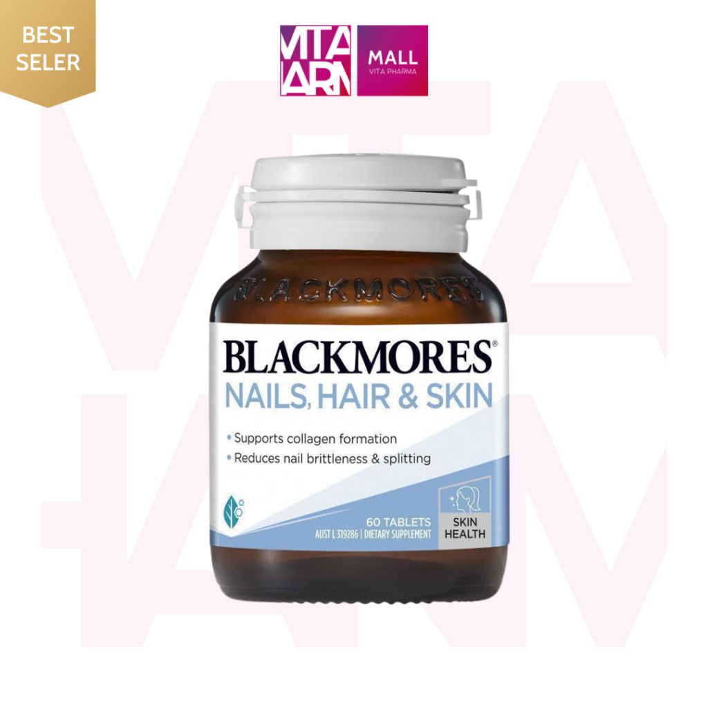 Blackmore Nail, Hair And Skin Của Úc - Da Khỏe Mạnh, Tóc Mềm Mại, Móng Chắc Khỏe (60 Viên)