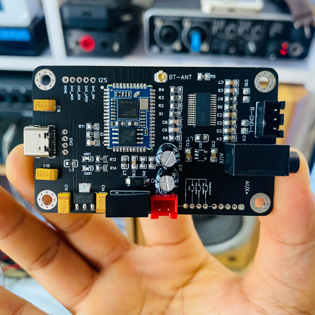 Mạch giải mã Bluetooth APTX QC 3034 5.0 kèm chip DAC PCM5121