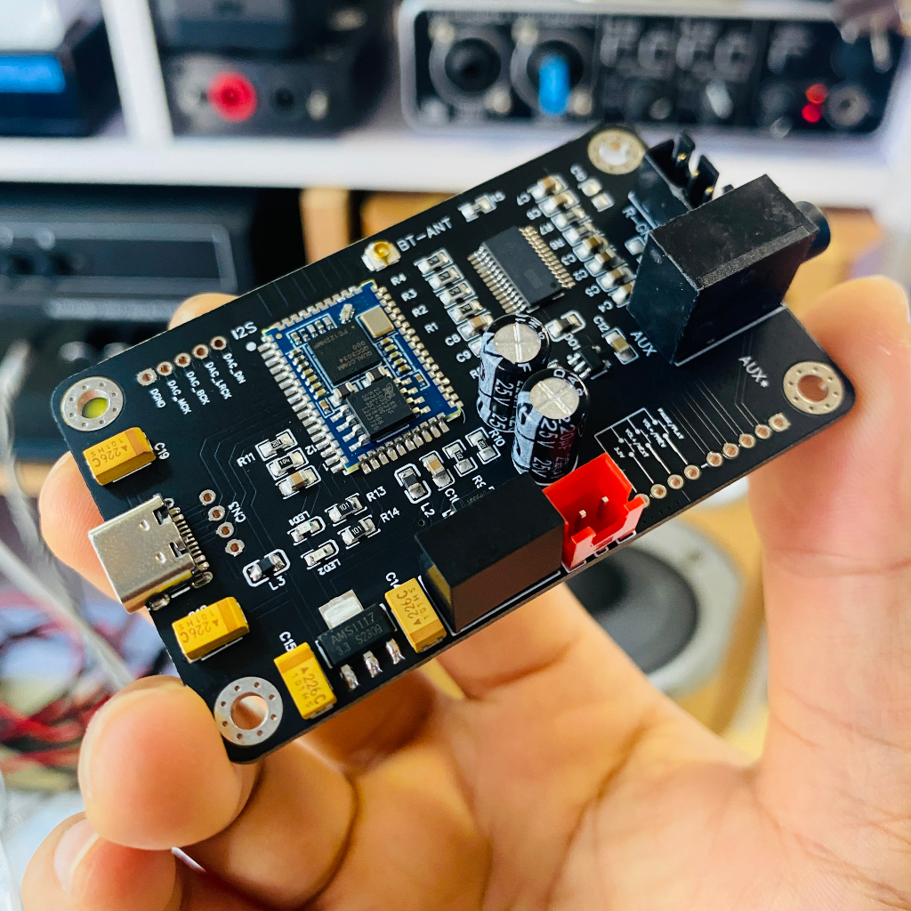 Mạch giải mã Bluetooth APTX QC 3034 5.0 kèm chip DAC PCM5121