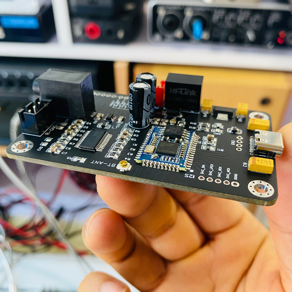 Mạch giải mã Bluetooth APTX QC 3034 5.0 kèm chip DAC PCM5121