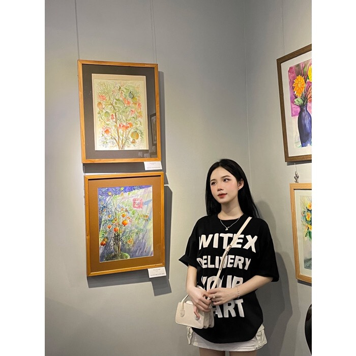 Áo thun, áo phông  Witex tay lỡ from rộng unisex dành cho nam nữ
