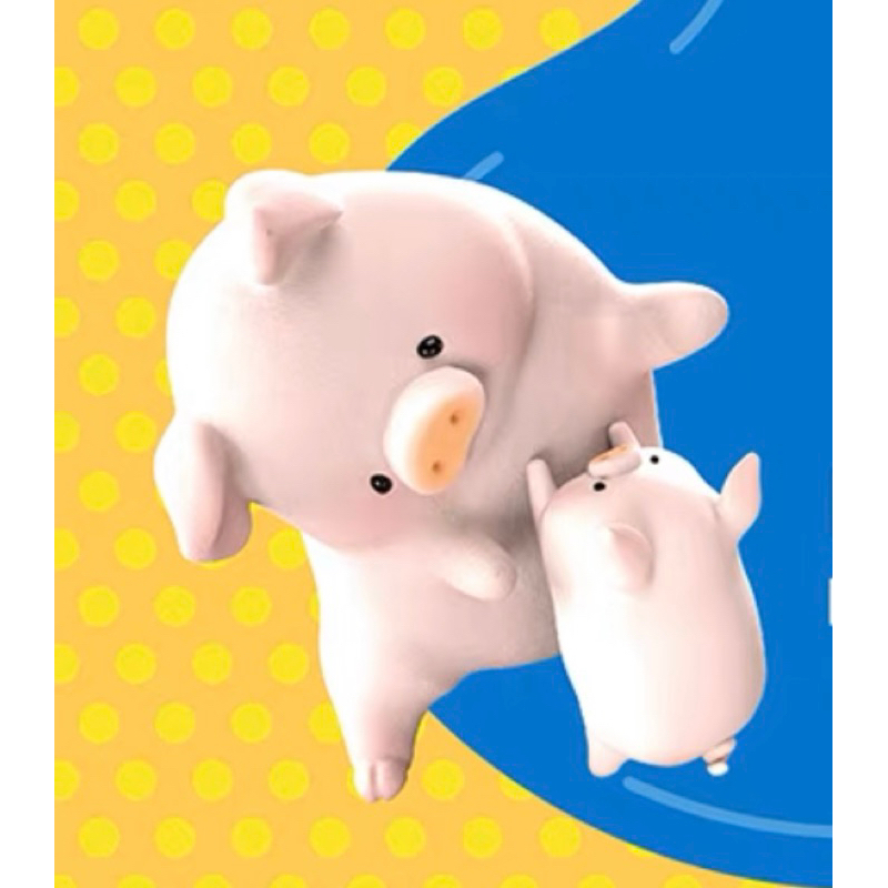Bộ 2 mô hình Heo lớn & heo nhỏ Lu Lu