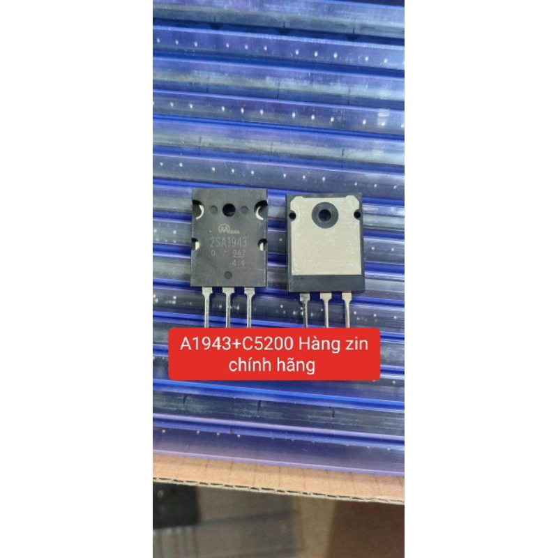 Sò Công Suất Amply A1943+C5200 Hàng Zin chính hãng Tosiba lưng đồng mới