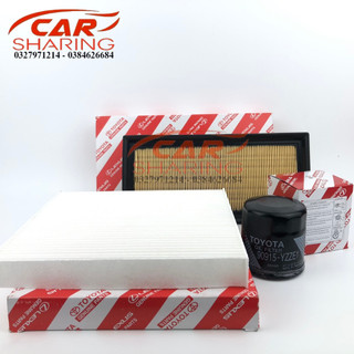 Combo 3 lọc VIOS đời 2014 đến nay ( Lọc gió động cơ lọc gió điều hòa lọc nhớt)