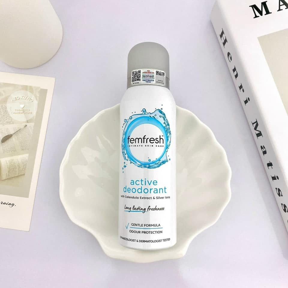 Xịt Thơm Mát Vùng Kín Cao Cấp Femfresh Deodorant Spray 125ml