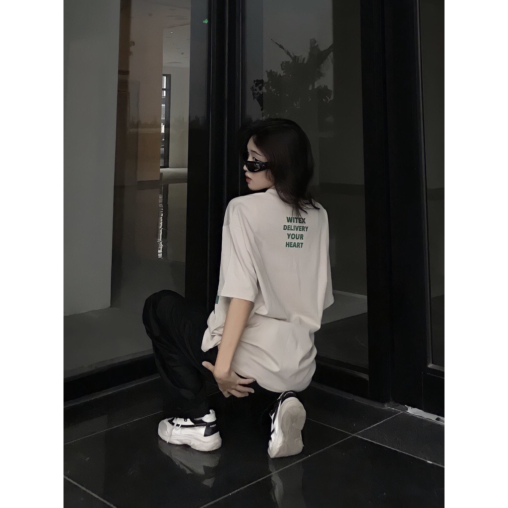 Áo thun, áo phông  Witex tay lỡ from rộng unisex dành cho nam nữ