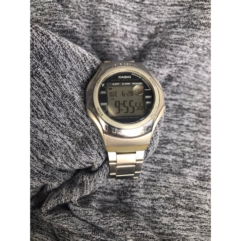 Đồng hồ điện tử nam casio dây thép size 42mm