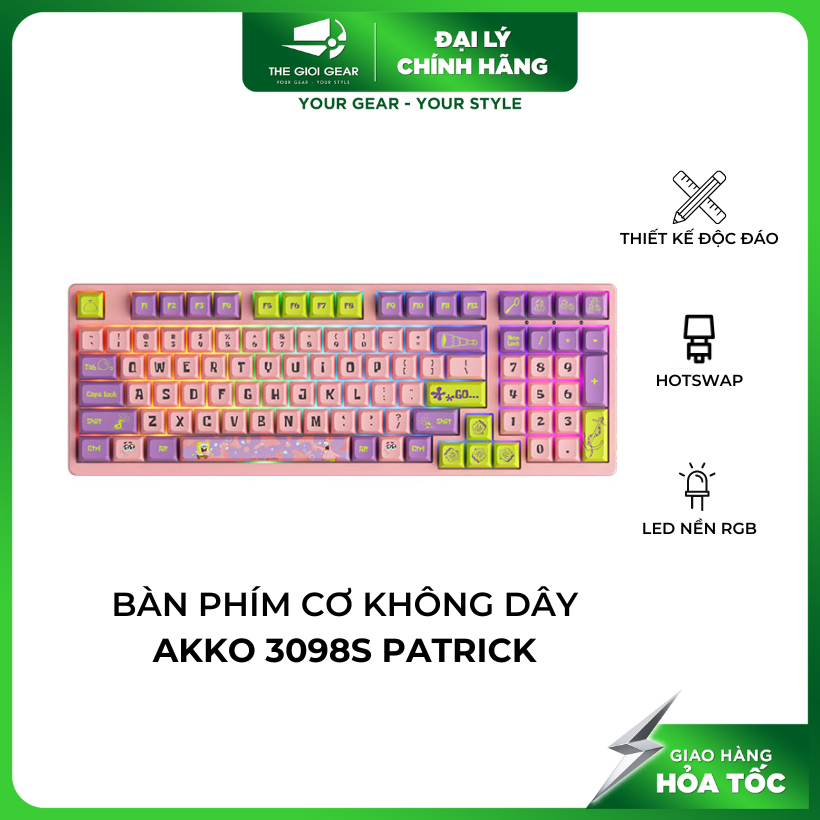 Bàn Phím Cơ Có Dây - AKKO 3098S Patrick