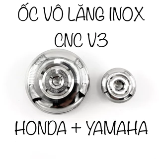 ỐC VÔ LĂNG INOX CNC V3 HONDA YAMAHA