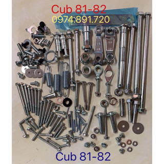 Full bộ ốc xe cup 81-82 đủ 95% tiêu chuẩn honda